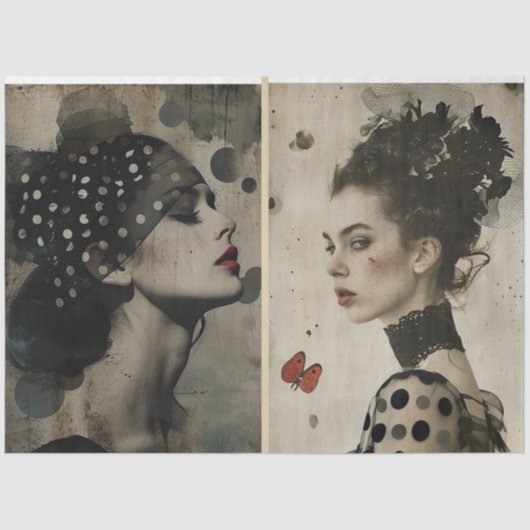 Papier Mousseline Artistes Mélange Média Noir Blanc Ivoire Grands Vi (Recto)