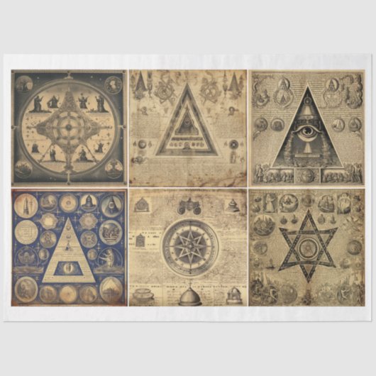 Papier Mousseline Artists and Crafters Mystic Occult Witchy (Recto)