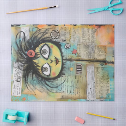 Papier Mousseline ArtLady 4 Charmante et affligée (Artisanat)