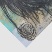 Papier Mousseline ArtLady 5 Charme et angoissé (Détail)