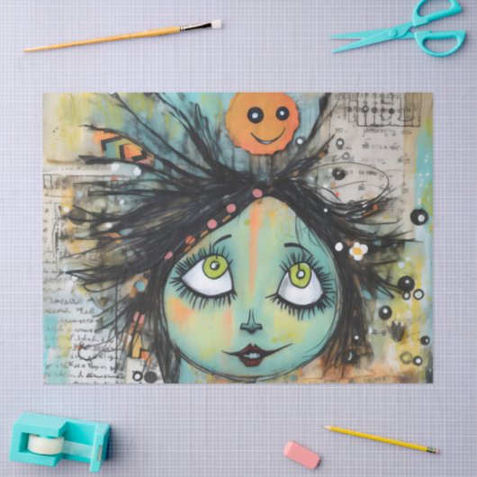 Papier Mousseline ArtLady Charme et angoissé (Artisanat)