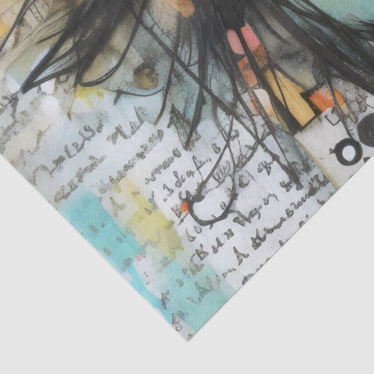 Papier Mousseline ArtLady Charme et angoissé (Détail)