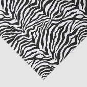 Papier Mousseline Artsy Black White Funky Zebra Imprimer Motif (Détail)