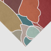 Papier Mousseline Artsy coloré Abstrait (Détail)