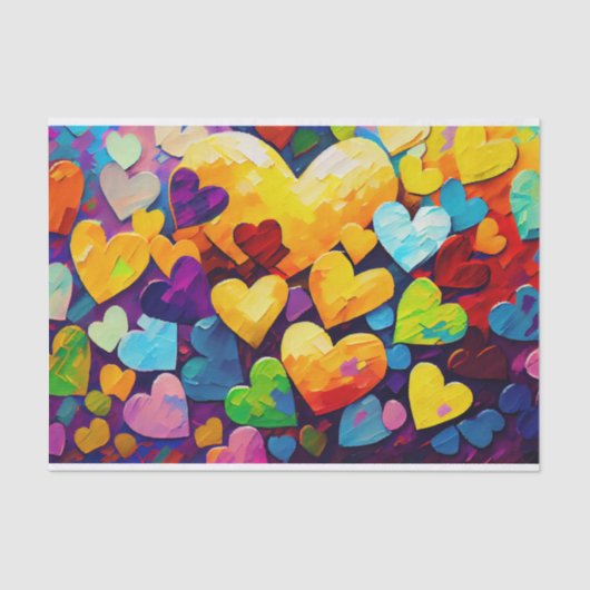 Papier Mousseline Artsy Valentine (Recto)