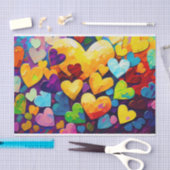 Papier Mousseline Artsy Valentine (Artisanat)