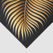 Papier Mousseline Artwork de roseaux d'or tropicaux (Détail)