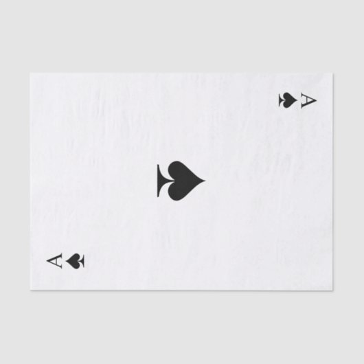 Papier Mousseline As de pique (Recto)