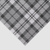 Papier Mousseline Ash Grey Blackwatch Campbell Tartan Plaid (Détail)