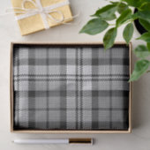 Papier Mousseline Ash Grey Blackwatch Campbell Tartan Plaid (Cadeau)