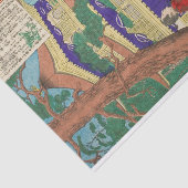 Papier Mousseline Ashikaga Yoshimitsu Admirer le Pavillon d'Or (Détail)