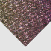Papier Mousseline Aspect denim rouge distressé (Détail)
