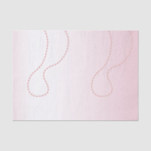 Papier Mousseline Assez Chic Perles Roses Enterrement de Vie de Jeun