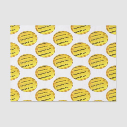 Papier Mousseline Assurance papier de tissus décoratifs (Recto)