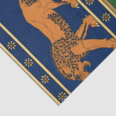 Papier Mousseline Assyrian Deity Apkallu, Winged Genius, Sun & Lion (Détail)