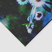 Papier Mousseline Asters Aglow (Détail)