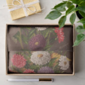 Papier Mousseline Asters de fleurs par Ellen Robbins (Cadeau)