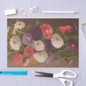 Papier Mousseline Asters de fleurs par Ellen Robbins (Artisanat)