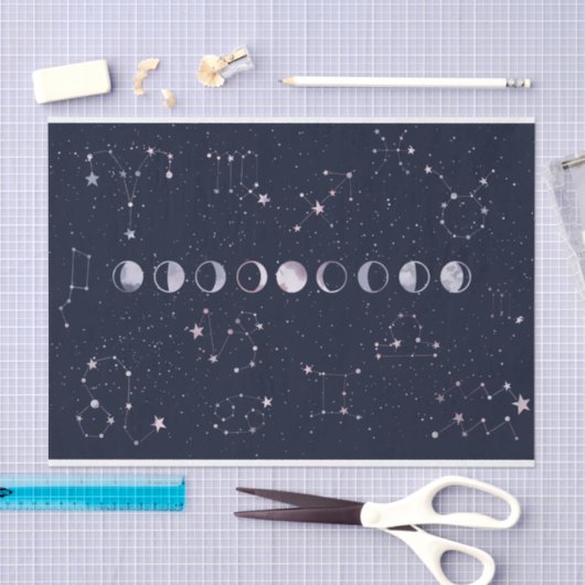 Papier Mousseline Astrologie Sky (Artisanat)