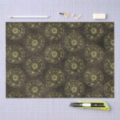 Papier Mousseline Astrologie vintage Zodiac et Cobweb Magie (Artisanat)