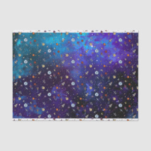Papier Mousseline Astronaut & Lune