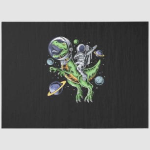 Papier Mousseline Astronaute - T-Rex Dinosaur Astro T-Rex Space