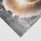 Papier Mousseline Astronomie Éclipse solaire Gnome céleste (Détail)