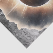 Papier Mousseline Astronomie Éclipse solaire Gnome céleste (Détail)