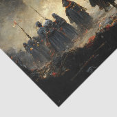 Papier Mousseline Atack the place (Détail)