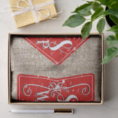 Papier Mousseline Atelier père Noël Flèche Russe Noël (Cadeau)