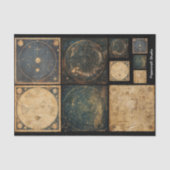 Papier Mousseline Atlases célestes d'Art découpage (Recto)