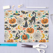Papier Mousseline Atomic Black Cat Halloween (Artisanat)