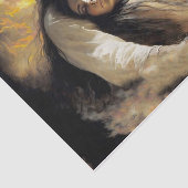 Papier Mousseline Au Bord Du Feu De Campagne (Détail)