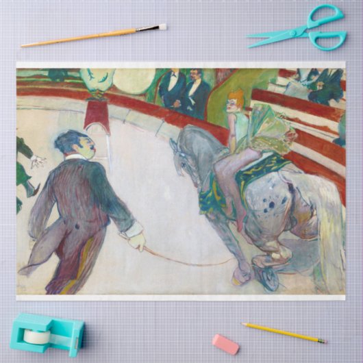 Papier Mousseline Au cirque, Lautrec (Artisanat)