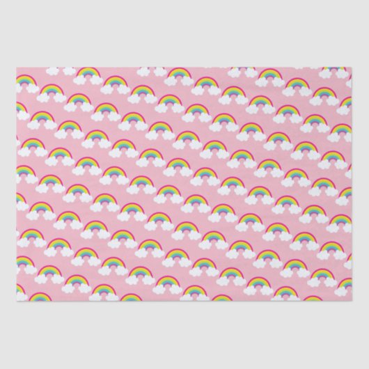 Papier Mousseline Au-Dessus De L'Arc En Ciel (Recto)