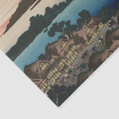 Papier Mousseline Aube à Isawa dans la province de Kai par Hokusai (Détail)