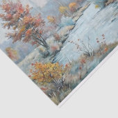 Papier Mousseline Aube d'hiver - Pastel Autumn River Decoupage (Détail)