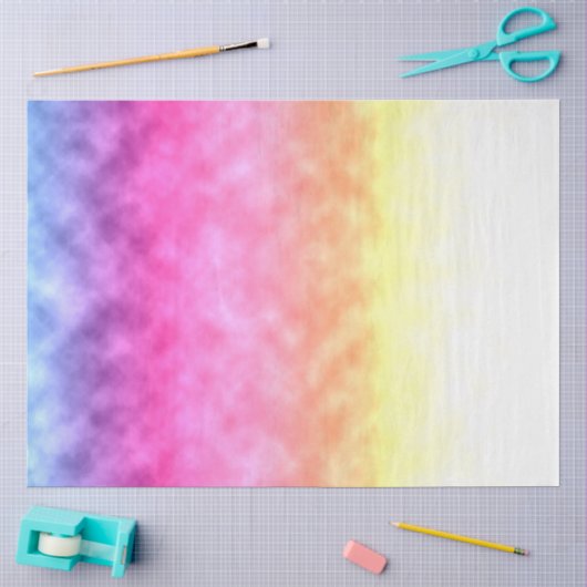 Papier Mousseline Aube Prismatique (Artisanat)