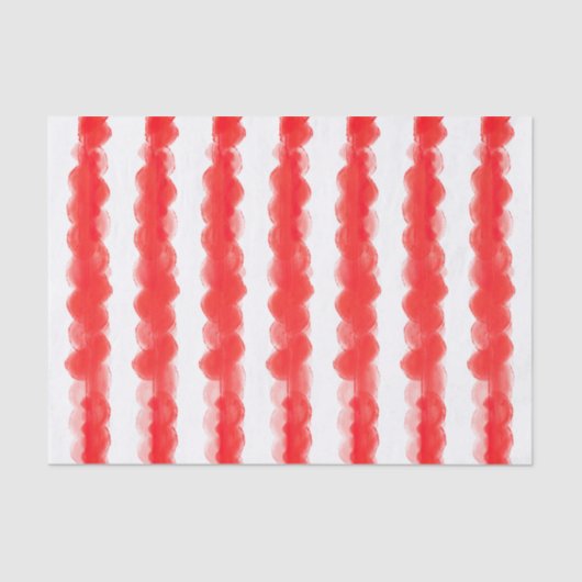 Papier Mousseline audacieuse moderne rétro rouge fête de noël (Recto)