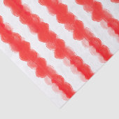 Papier Mousseline audacieuse moderne rétro rouge fête de noël (Détail)