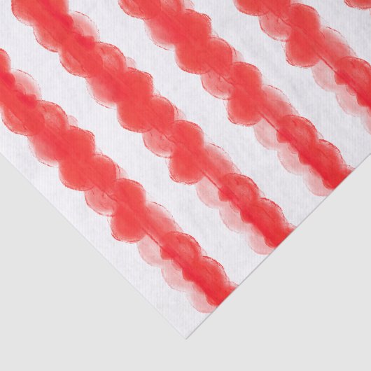 Papier Mousseline audacieuse moderne rétro rouge fête de noël (Détail)