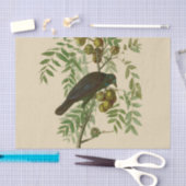 Papier Mousseline Audubon American Crow Black Bird (Artisanat)