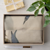 Papier Mousseline Audubon Belted Kingfisher Wildlife Bird (Cadeau)