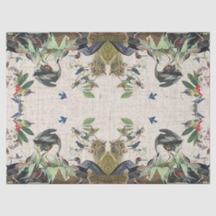 Papier Mousseline Audubon Heron Birds Collections Wildlife Tissue Pa