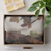 Papier Mousseline Audubon Peinture d'Oiseaux Pic Pilé (Cadeau)