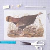 Papier Mousseline Audubon Turquie Hen et poussins à l'automne (Artisanat)