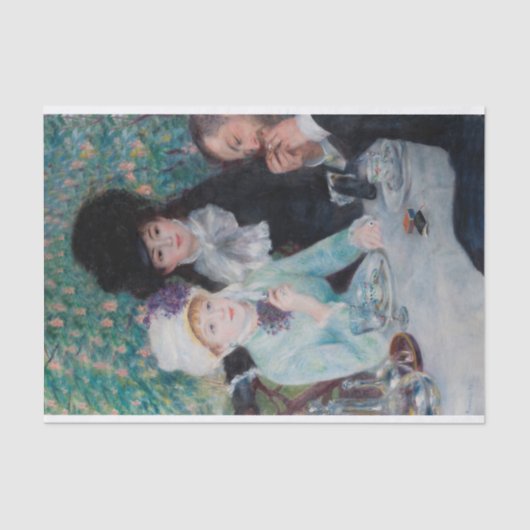 Papier Mousseline Auguste Renoir, Après le déjeuner, 1879 (Recto)