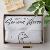 Papier Mousseline Aujourd'hui, je suis une grande oie amoureuse avec (Cadeau)