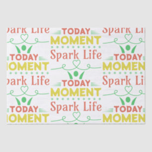 Papier Mousseline Aujourd'hui Moment, Sac fourre-tout Spark Life