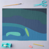 Papier Mousseline aurora boréale (Artisanat)